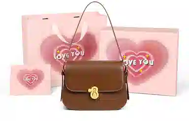 COMELY Small Shoulder Bag Coffee