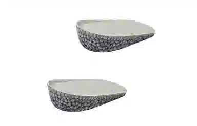 迈高乐 隐形内增高半垫软弹舒适内增高垫硅胶爆米花 鞋垫 男女同款情侣款 灰色