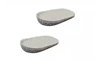 迈高乐 隐形内增高半垫软弹舒适内增高垫硅胶爆米花 鞋垫 男女同款情侣款 灰色