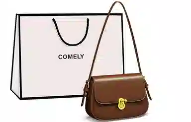 COMELY Small Shoulder Bag Coffee