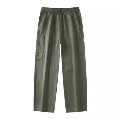 三体 水滴危机系列 简约休闲字母印花纯色基础款直筒百搭宽松垂感机能美式复古高街潮牌时尚日系户外机能风工装裤 男女同款