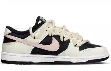 Nike Dunk Low Black Pink Beige