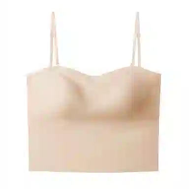 内在密码 交叉美背文胸一体式背心内衣百搭无痕小吊带胸垫夏薄款内搭显瘦裹胸防走光