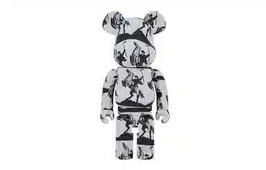 BE@RBRICK Highwayman Napoleon Black White 70cm