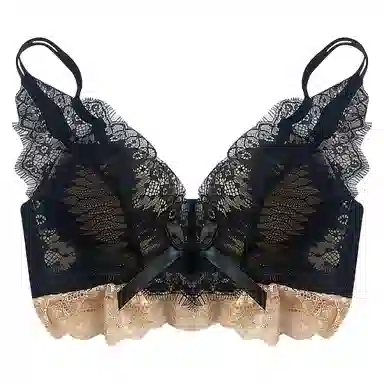 水中花 小胸聚拢无钢圈蕾丝舒适固定双肩带文胸 女款