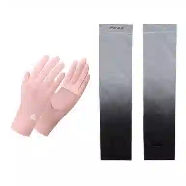 匹克 冰感防紫外线开孔避免手汗可触屏骑行 防晒袖 男女同款情侣款