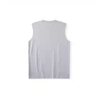 我是大卫 休闲简约纯色宽松打底外穿百搭无袖背心 男款