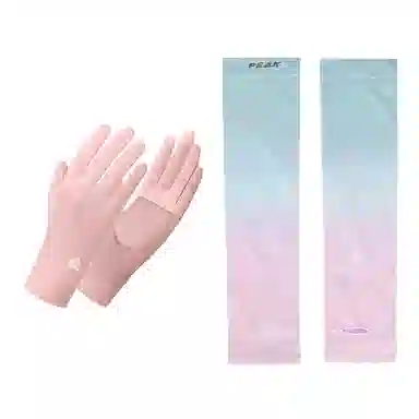 匹克 冰感防紫外线开孔避免手汗可触屏骑行 防晒袖 男女同款情侣款