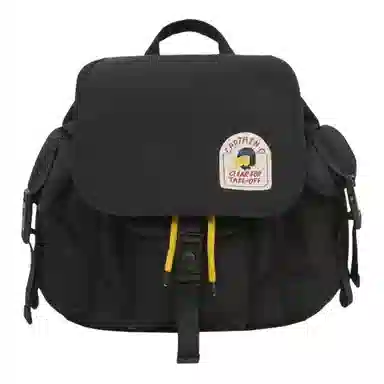 云朵工厂 飞行员伞兵小包 锦纶 双肩包 常规 男女同款情侣款 浅灰色/黑色/深蓝色