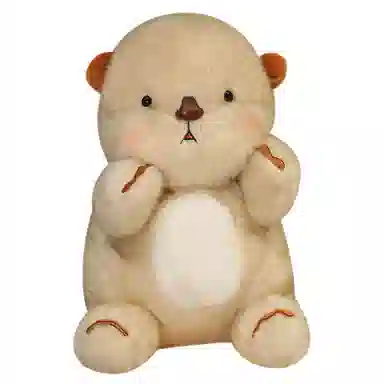 安之静雅 呆萌可爱小海獭 玩偶 毛绒公仔