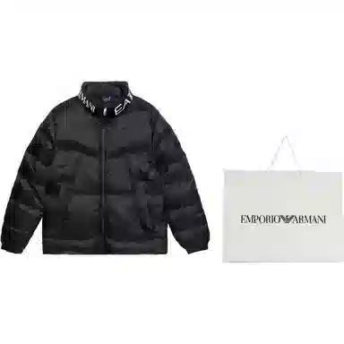 Emporio Armani Puffer Jacket Black