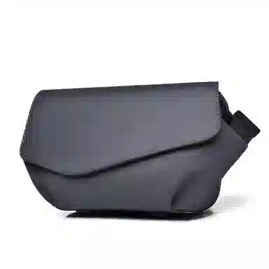 斜挎包男潮牌胸包小包时尚百搭单肩包多功能 尼龙布 腰包 常规 男款 黑色/灰色/蓝色