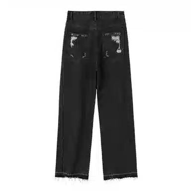 CONP Vintage Straight-Leg Jeans Carbon Grey
