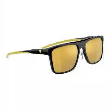 法拉利 标识设计 注入 不规则形 太阳眼镜 男女同款情侣款 黑色