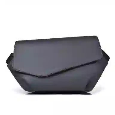 斜挎包男潮牌胸包小包时尚百搭单肩包多功能 尼龙布 腰包 常规 男款 黑色/灰色/蓝色