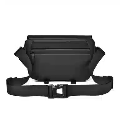 斜挎包男潮牌胸包小包时尚百搭单肩包多功能 尼龙布 腰包 常规 男款 黑色/灰色/蓝色