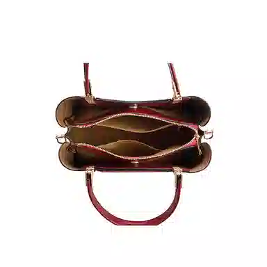 维尼奥 新中式刺绣高级感百搭大容量气质妈妈包通勤 合成革 手提包单肩斜挎 中号 女款 黑色/杏色/红色/蓝色