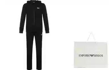 Emporio Armani EA7 Black Tracksuit