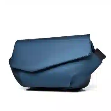 斜挎包男潮牌胸包小包时尚百搭单肩包多功能 尼龙布 腰包 常规 男款 黑色/灰色/蓝色