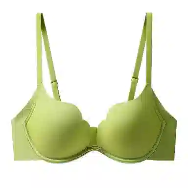 莫代尔 舒适承托防下垂内衣无痕收副乳贴身高弹肩带美背聚拢软钢圈纯色简约舒适上托文胸 女款