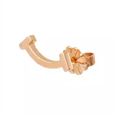 Tiffany & Co. Tiffany T Smile Earrings 18K Rose Gold
