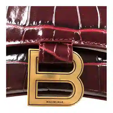 Balenciaga Hourglass Deep Red