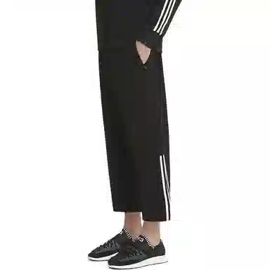 Y-3 Striped Relaxed Fit Pants Black