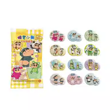 简动文创 蜡笔小新造型系列 马口铁吧唧 徽章