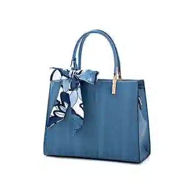 维尼奥 大容量高级感质感小众通勤包百搭 合成革 妈妈手提包单肩斜挎 常规 女款 黑色/蓝色/红色