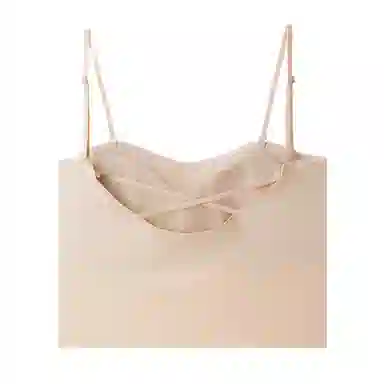 内在密码 交叉美背文胸一体式背心内衣百搭无痕小吊带胸垫夏薄款内搭显瘦裹胸防走光