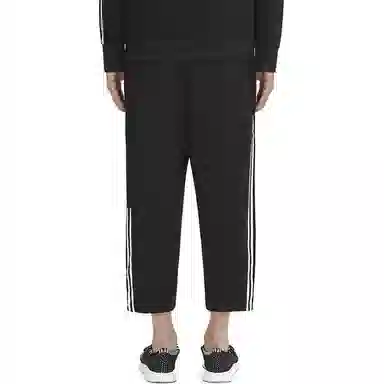 Y-3 Striped Relaxed Fit Pants Black