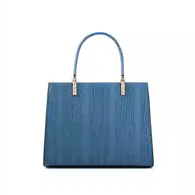 维尼奥 大容量高级感质感小众通勤包百搭 合成革 妈妈手提包单肩斜挎 常规 女款 黑色/蓝色/红色