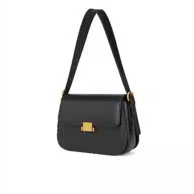 稻草人 百搭通勤 牛皮 单肩包斜挎包豆腐包小方包腋下包 常规 女款 啡色/杏色/黑色/米白/深红