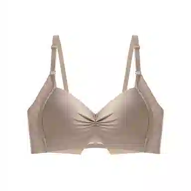 莫代尔 小胸聚拢显大轻薄内衣收副乳防下垂上托无痕平滑侧收提拉舒适简约立体文胸 女款 组合装