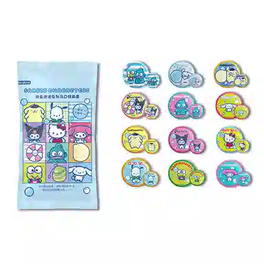 简动文创 马口铁 三丽鸥欢乐泡泡系列 徽章 周边吧唧卡通可爱玩具