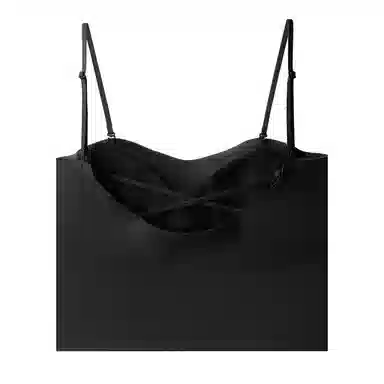 内在密码 交叉美背文胸一体式背心内衣百搭无痕小吊带胸垫夏薄款内搭显瘦裹胸防走光