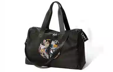 Master Canvas Butterfly Tote Bag Black