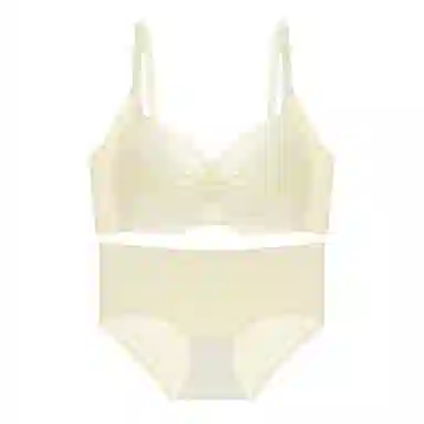 莫代尔 小胸聚拢显大轻薄内衣收副乳防下垂上托无痕平滑侧收提拉舒适简约立体文胸 女款 组合装