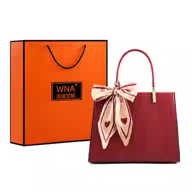 维尼奥 大容量高级感质感小众通勤包百搭 合成革 妈妈手提包单肩斜挎 常规 女款 黑色/蓝色/红色