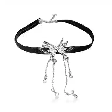 饰伴 蝶影流苏 轻奢国潮复古小众高级设计感优雅 精致冷淡风 气质 项链 女款