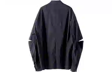 Huanzhe Deconstructed Oversized Black Shirt
