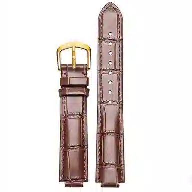 港爵适用卡地亚蓝气球表带真皮男女同款凸口牛皮表链针扣款男手表带女配件手表表带