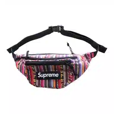 Supreme SS20 Week 9 Woven Stripe Waist Bag