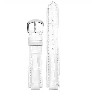 港爵适用卡地亚蓝气球表带真皮男女同款凸口牛皮表链针扣款男手表带女配件手表表带