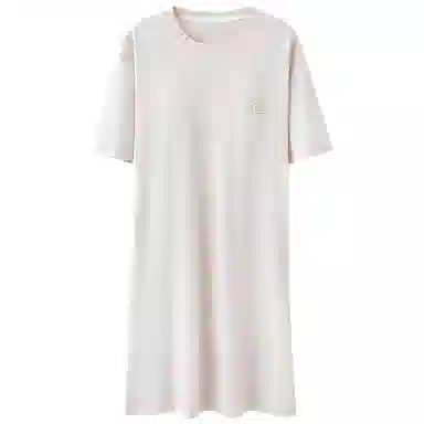 欧迪芬 薄款舒适亲肤休闲短袖睡裙 女款