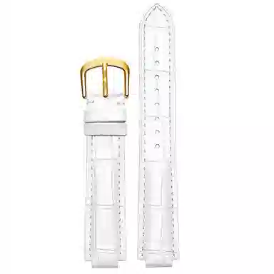 港爵适用卡地亚蓝气球表带真皮男女同款凸口牛皮表链针扣款男手表带女配件手表表带