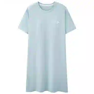 欧迪芬 薄款舒适亲肤休闲短袖睡裙 女款