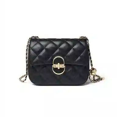 Red Dragonfly Quilted Leather Bag