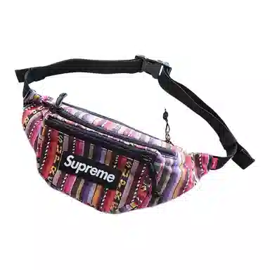 Supreme SS20 Week 9 Woven Stripe Waist Bag