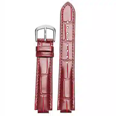 港爵适用卡地亚蓝气球表带真皮男女同款凸口牛皮表链针扣款男手表带女配件手表表带